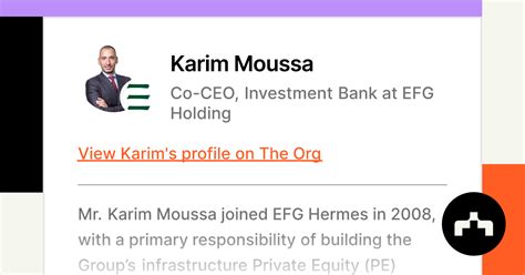 karim moussa efg holding